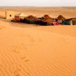 Bedouin desert camp