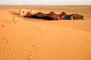Spend the night at a traditional Bedouin desert camp