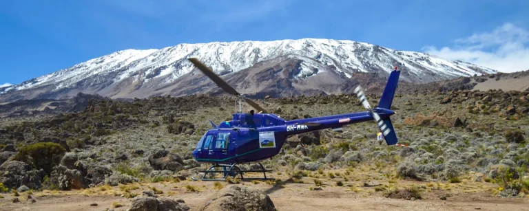 helicopter tour kilimanjaro