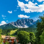 Glimpses of the ancient Dolomite town of San Candido.