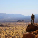 view in namibiga erongo mountains